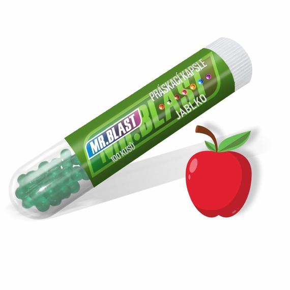 MR. BLAST - ALMA ÍZŰ AROMA GOLYÓK - 100 DB